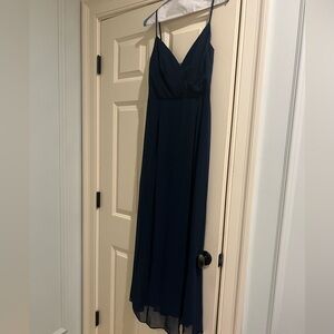Elegant Navy Blue Women's Dress